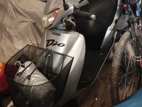 2014 Honda Dio, серебристый, 66000 рублей