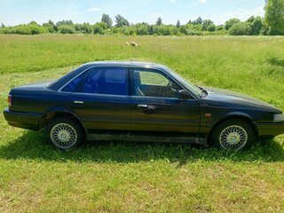 1991 Mazda 626 III (GD), чёрный, 140000 рублей, вид 2