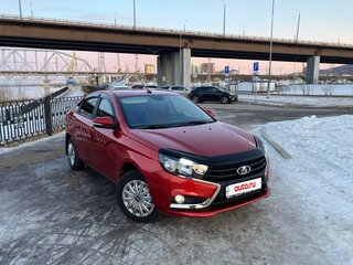 2017 Lada (ВАЗ) Vesta I, красный, 900000 рублей, вид 3
