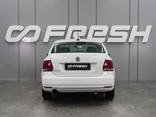2019 Volkswagen Polo V Рестайлинг, белый, 1325000 рублей, вид 4