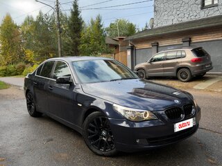 2008 BMW 5 серии 525i V (E60/E61) Рестайлинг, синий, 1210000 рублей, вид 3