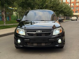 2014 Lada (ВАЗ) Granta Sport I, чёрный, 750000 рублей, вид 4