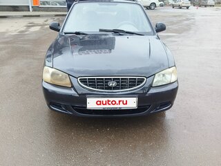 2005 Hyundai Accent ТагАЗ II, чёрный, 247000 рублей, вид 1