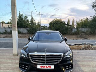 2019 Mercedes-Benz S-Класс 450 Long VI (W222, C217) Рестайлинг, чёрный, 4200000 рублей, вид 1