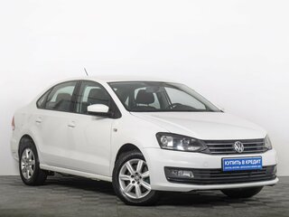 2018 Volkswagen Polo V Рестайлинг, белый, 1269000 рублей, вид 1