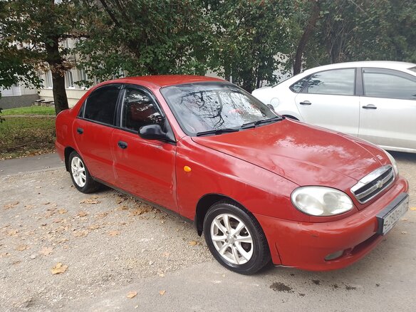 2008 Chevrolet Lanos I, красный, 185000 рублей - вид 4