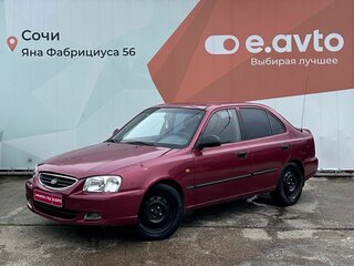 2005 Hyundai Accent ТагАЗ II, красный, 370000 рублей, вид 1