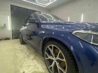 2021 BMW X5 30d IV (G05/G18), синий, 9300000 рублей, вид 4