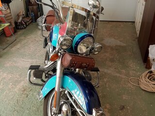 2004 Harley-Davidson Heritage, синий, 730000 рублей, вид 2