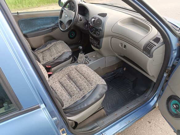 2007 Lada (ВАЗ) Kalina I, серый, 80000 рублей - вид 7