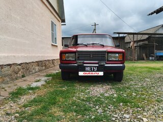 1997 Lada (ВАЗ) 2107, красный, 155000 рублей, вид 2