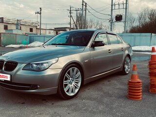 2008 BMW 5 серии 525i V (E60/E61) Рестайлинг, бежевый, 1350000 рублей, вид 1