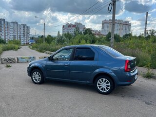 2011 Renault Logan I Рестайлинг, синий, 465000 рублей, вид 5