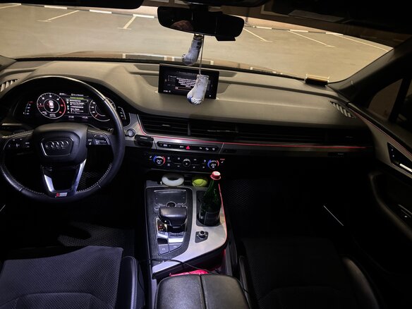 2015 Audi Q7 II (4M), чёрный - вид 9
