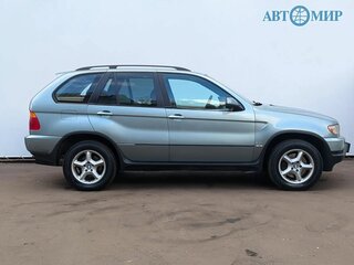 2002 BMW X5 3.0i I (E53), синий, 589000 рублей, вид 4