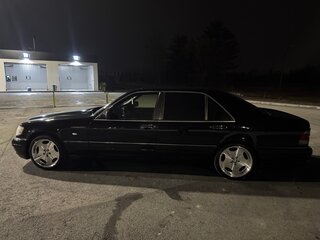 1993 Mercedes-Benz S-Класс 500 Long III (W140), чёрный, 1500000 рублей, вид 4