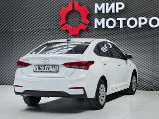 2019 Hyundai Solaris II, белый, 999000 рублей, вид 4