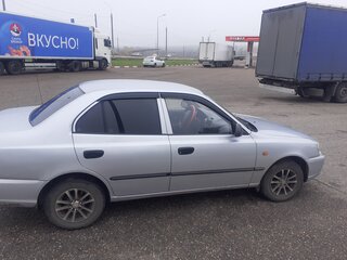 2007 Hyundai Accent ТагАЗ II, серебристый, 370000 рублей, вид 3