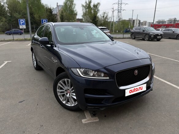 2018 Jaguar F-Pace I, синий - вид 2