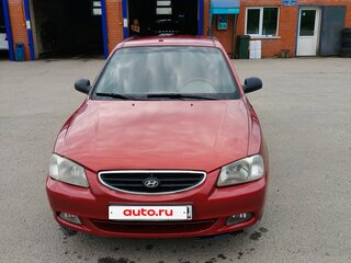2004 Hyundai Accent ТагАЗ II, красный, 160000 рублей, вид 1