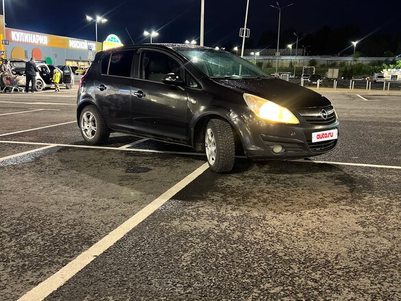2008 Opel Corsa D, чёрный