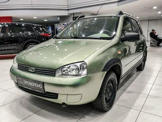 2011 Lada (ВАЗ) Kalina I, зелёный, 195000 рублей, вид 1