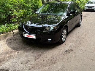 2007 Mazda 3 I (BK) Рестайлинг, чёрный, 400000 рублей, вид 1
