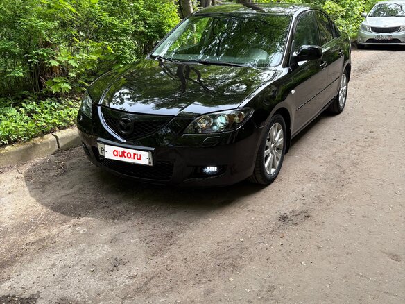 2007 Mazda 3 I (BK) Рестайлинг, чёрный