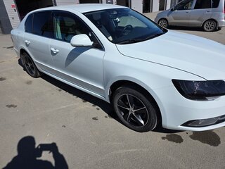 2015 Skoda Superb DSG II Рестайлинг, белый, 1400000 рублей, вид 3