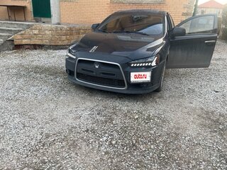 2008 Mitsubishi Lancer X, чёрный, 750000 рублей, вид 1