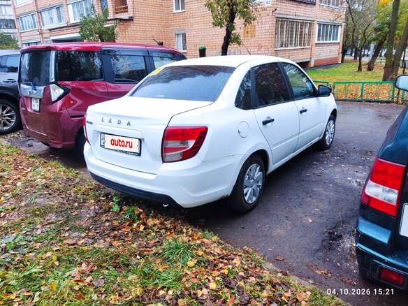 2019 Lada (ВАЗ) Granta I Рестайлинг, белый, 430000 рублей - вид 8