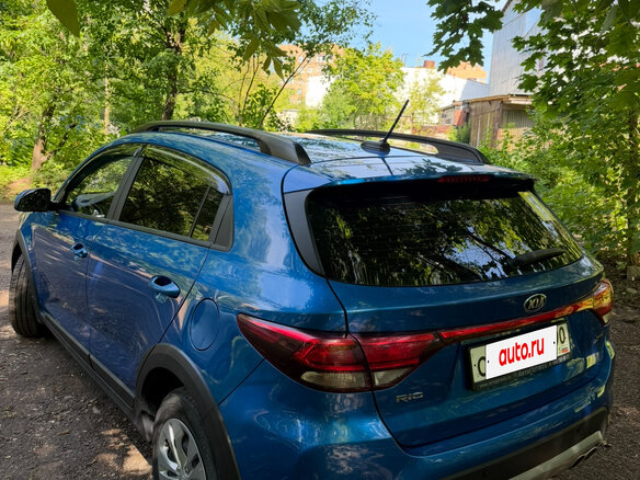 2020 Kia Rio X-Line IV, синий, 1450000 рублей - вид 8