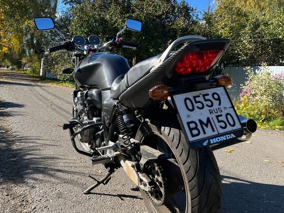 2008 Honda CB 400 Super Four, чёрный, 420000 рублей - вид 4