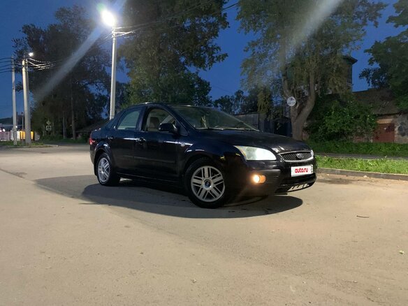 2006 Ford Focus II, чёрный - вид 2