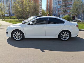 2011 Mazda 6 II (GH) Рестайлинг, белый, 1020000 рублей, вид 5