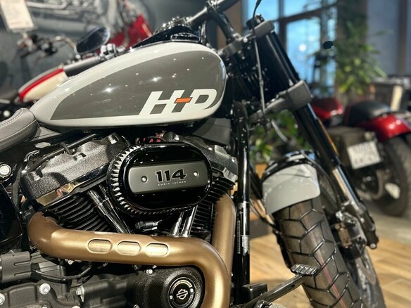 2024 Harley-Davidson Fat Bob, серый, 3450000 рублей - вид 11