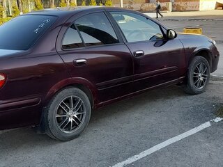 2001 Nissan Bluebird Sylphy I (G10), пурпурный, 370000 рублей, вид 4