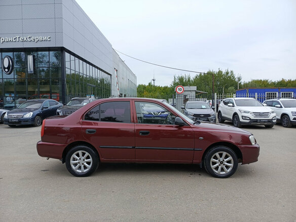 2008 Hyundai Accent ТагАЗ II, красный - вид 3