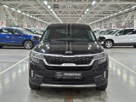 2020 Kia Seltos I, чёрный, 1690000 рублей, вид 2