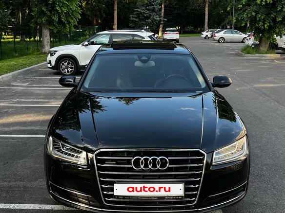 2014 Audi A8 Long III (D4) Рестайлинг, чёрный, 1950000 рублей - вид 2