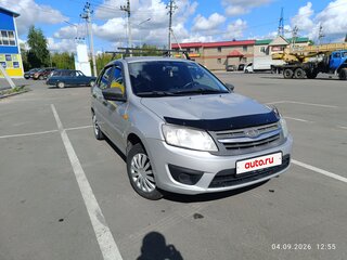 2016 Lada (ВАЗ) Granta I, серебристый, 485000 рублей, вид 2