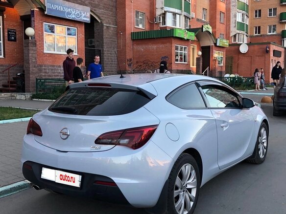 2012 Opel Astra GTC J Рестайлинг, серебристый, 850000 рублей - вид 7