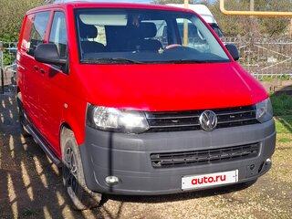 2013 Volkswagen Transporter T5 Рестайлинг, красный, 1300000 рублей, вид 1