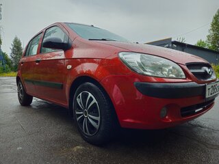 2008 Hyundai Getz I Рестайлинг, красный, 420000 рублей, вид 3