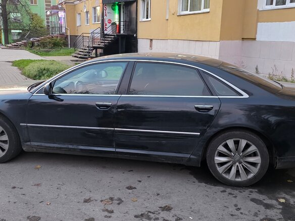 2008 Audi A8 Long II (D3) Рестайлинг 2, чёрный, 850000 рублей - вид 7