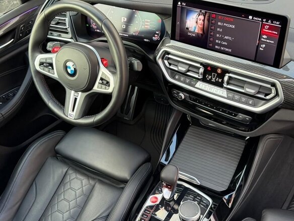 2021 BMW X4 M Competition I (F98) Рестайлинг, серый - вид 5