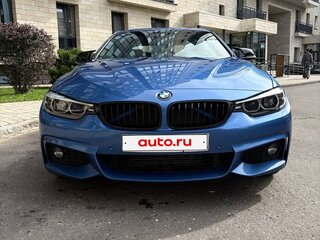 2017 BMW 4 серии 420d xDrive F32/F33/F36 Рестайлинг, синий, 2990000 рублей, вид 2