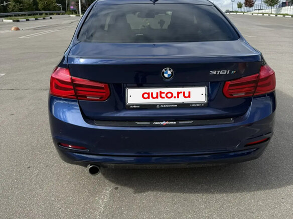 2017 BMW 3 серии 318i VI (F3x) Рестайлинг, синий - вид 3