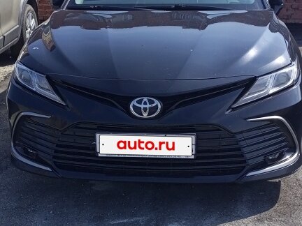 2022 Toyota Camry VIII (XV70) Рестайлинг, чёрный, 2505800 рублей, вид 1
