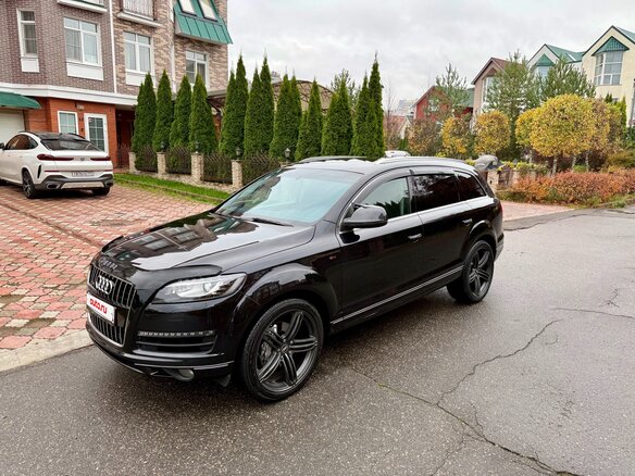 2014 Audi Q7 I (4L) Рестайлинг, чёрный, 2750000 рублей - вид 3